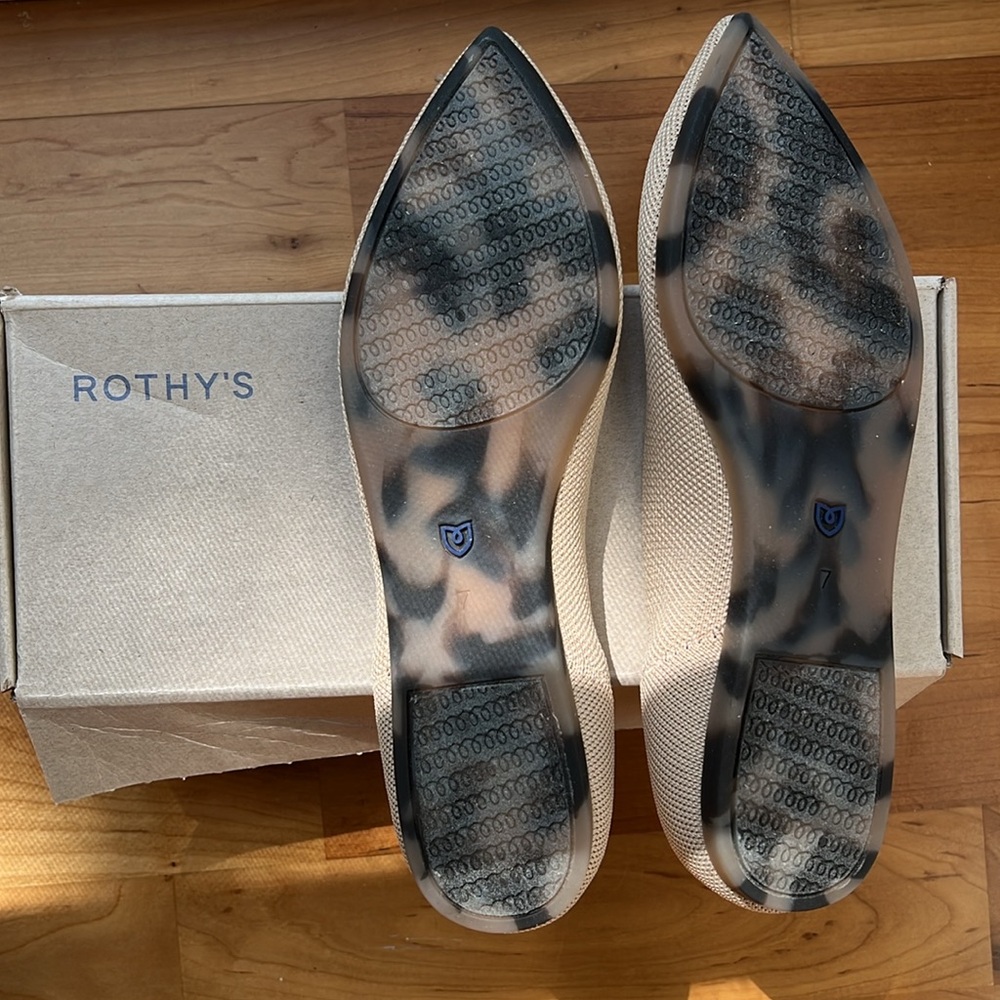 Rothy’s The Point In Ecru - image 3